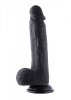 Penis do sex maszyny Hismith KlicLok Dildo 20 cm czarny